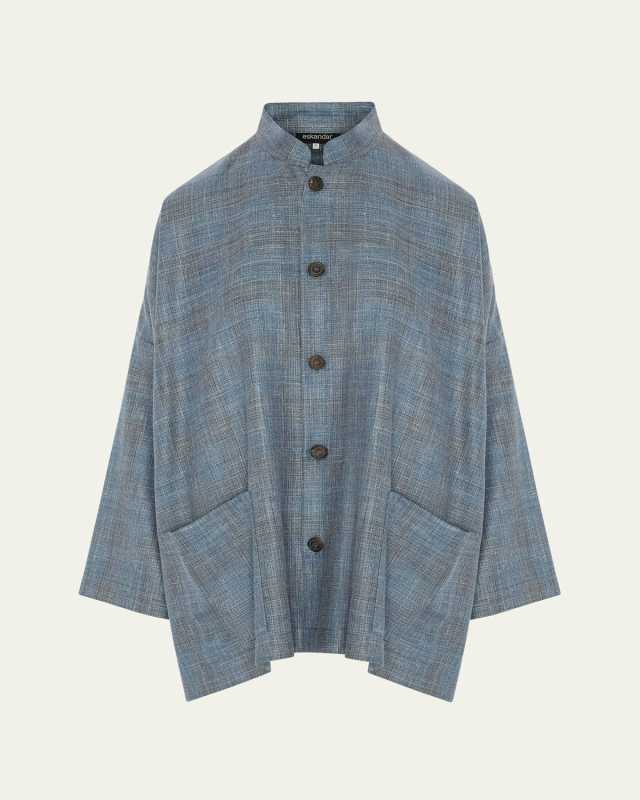 Wide Mandarin Jacket (Long Length)